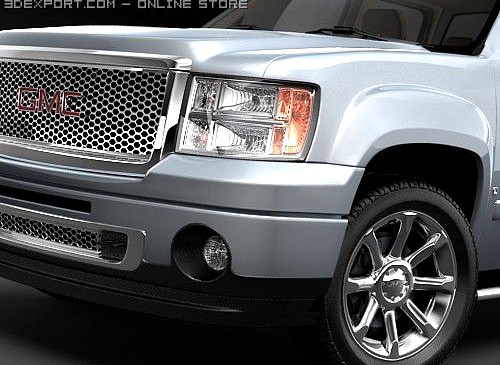 GMC Sierra Denali 2008 3D Model