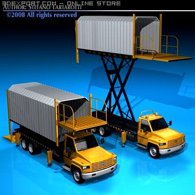 Airport loading vehicle 3D Model