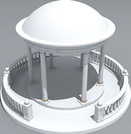 Rotonda 3D Model