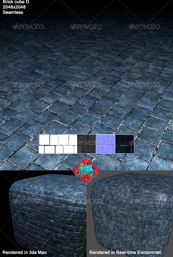 Square brick Texture 04