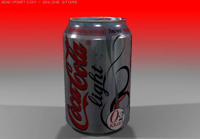 Cola light 3D Model
