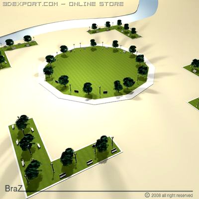garden 3D Model