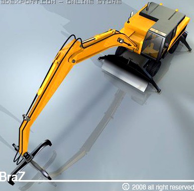 Hydraulic Excavators_2 3D Model