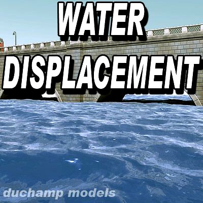 Water DISPLACEMENT map 3D Model