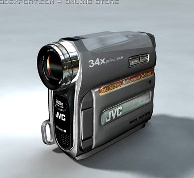 JVC camcorder 3D Model