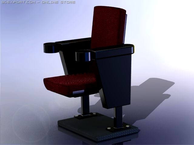 Theatre Seat 3D Model