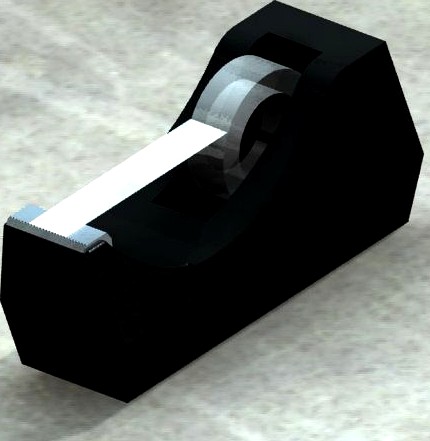 Tape Dispenser 3D Model