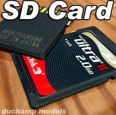 SD card 3D Model