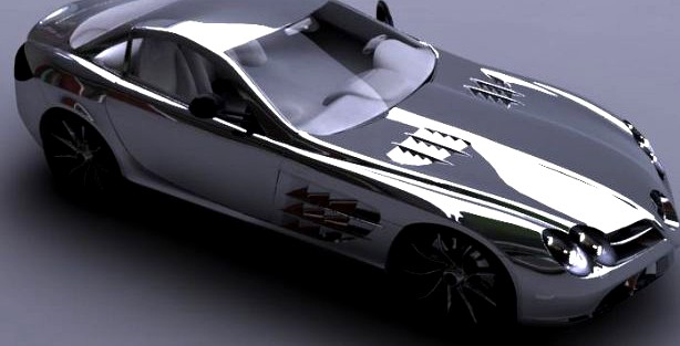 Mercedes MClaren SLR 3D Model