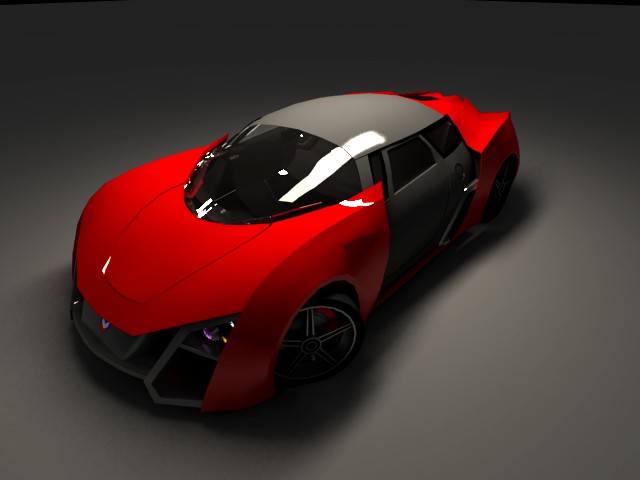 Marussia B2 (VRay)