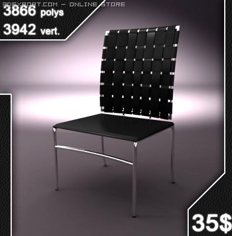 Phantom   leather chair 3D Model