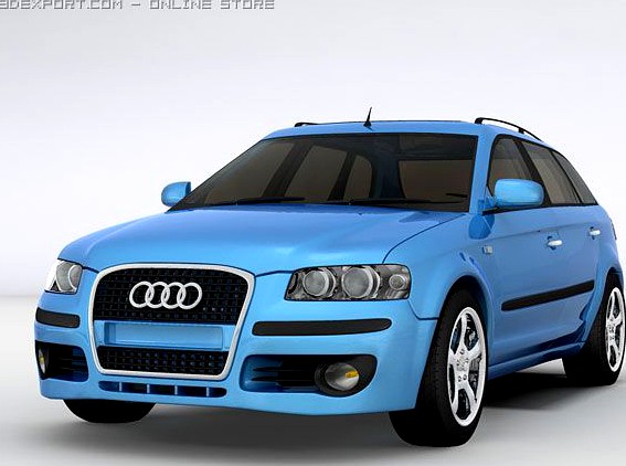 AUDI A3 Sportback 3D Model