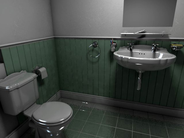 Green Bathroom (VRay)