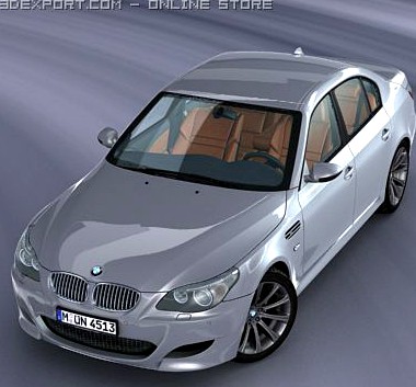 Bmw e60 3d model