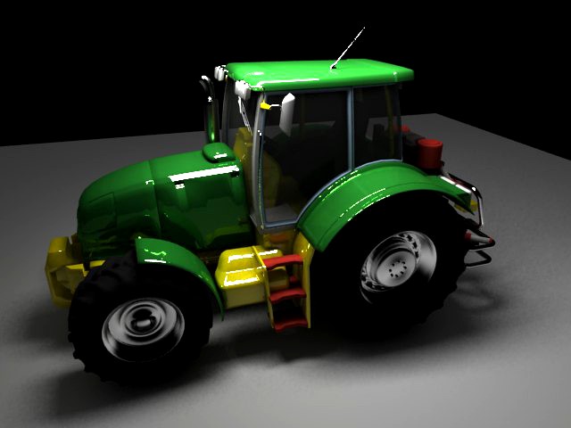 Toy Tractor (VRay)