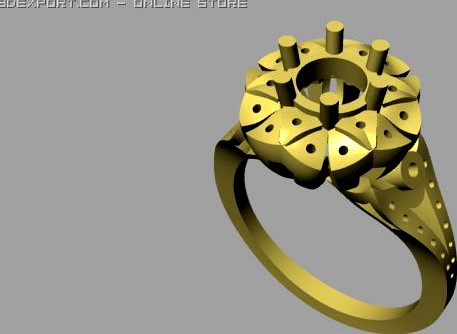 Eduardian Ring 090 CT 3D Model