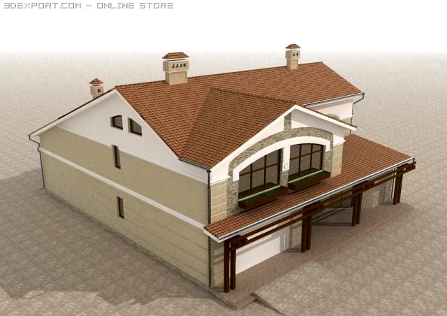 House 0001 3D Model