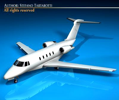 Citation III 3D Model