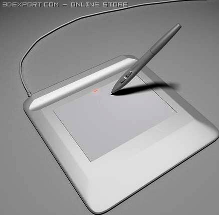 tablet Wacom 3D Model