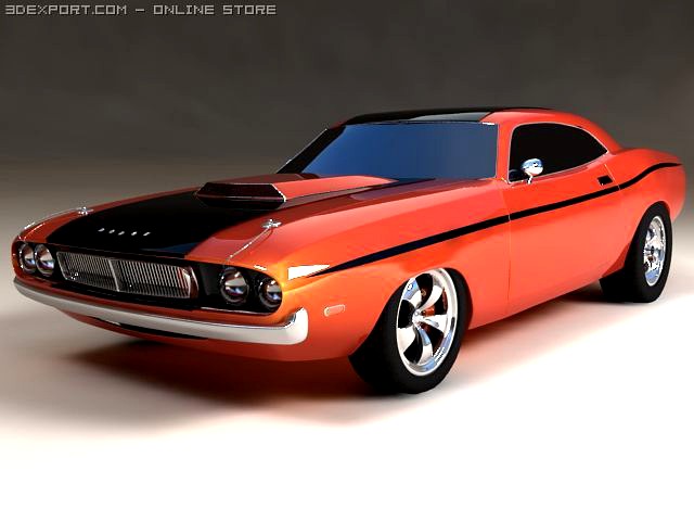 Dodge challenger 3D Model