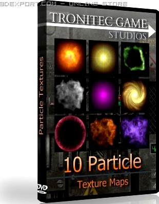 10 Particle Texture Maps 3D Model