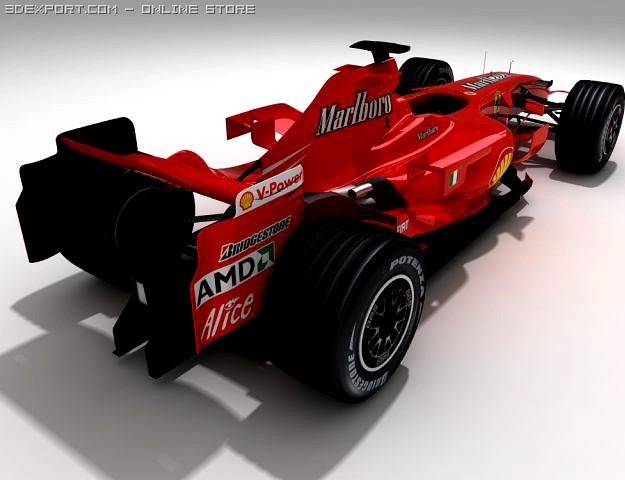 Ferrari F1 2008 3D Model