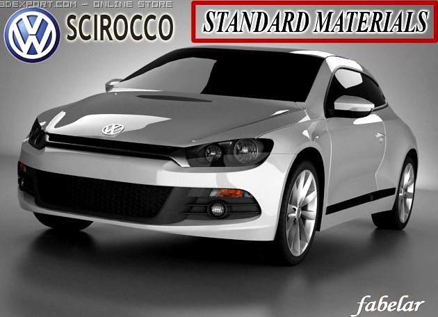 Volkswagen Scirocco standard m 3D Model