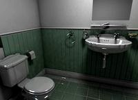 Green Bathroom (VRay)