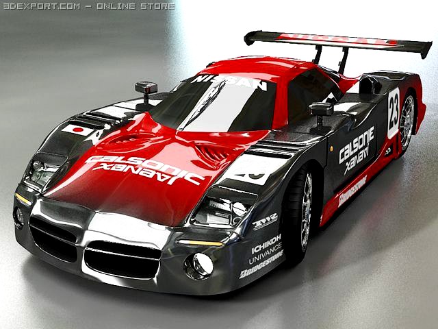 NISSAN R390 GT 3D Model