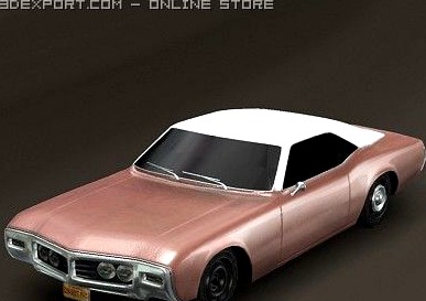 1969 Buick Riviera Textured 3D Model