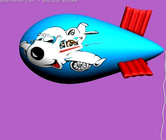 Zeppelin baloon 3D Model
