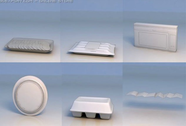 Accessories box dish 3D Model