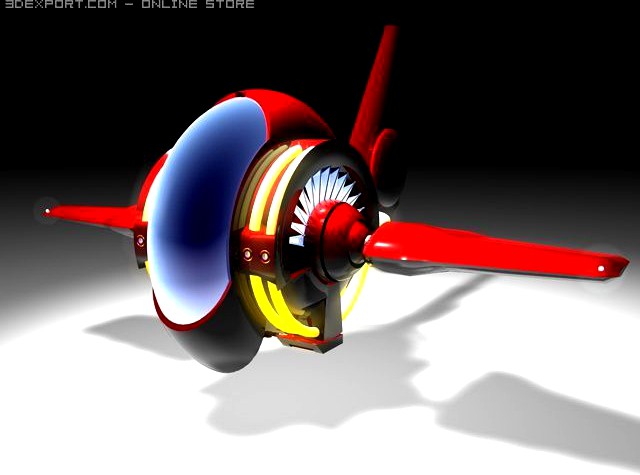 Heliship 3D Model