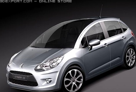 Citroen C3 2010 3D Model