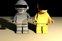 Daft Punk Lego Minifig (VRay)