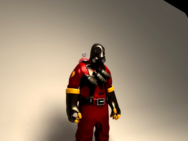 Team Fortress Pyro 2 (VRay)