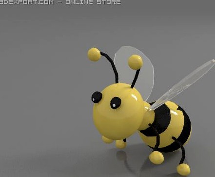 Bee Toy 3D Model