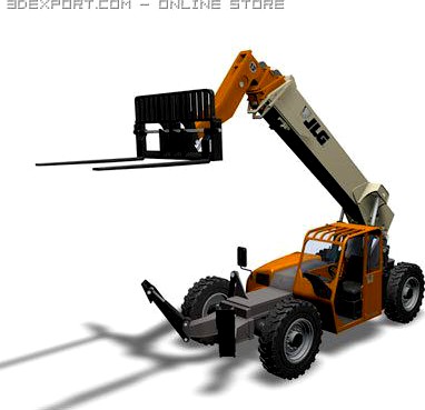 JLG G12 55A Telehandler 3D Model