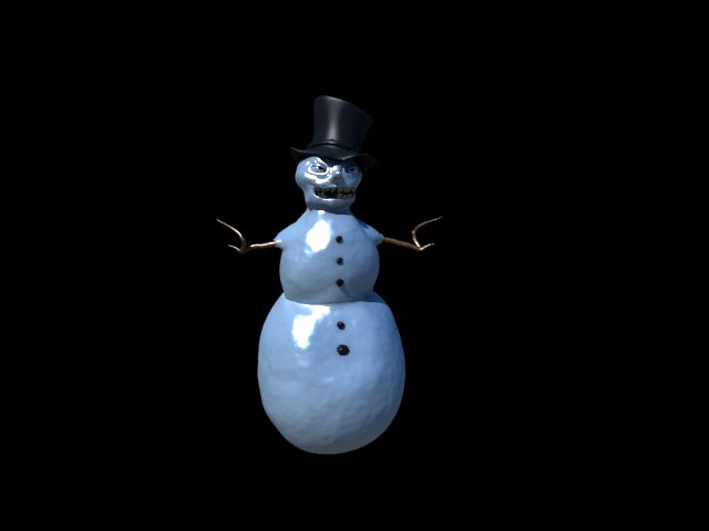 Creepy Snowman