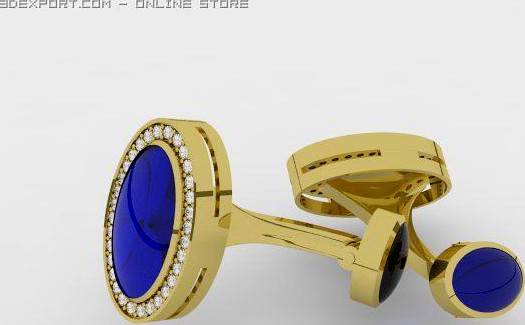 Cufflinks 3D Model