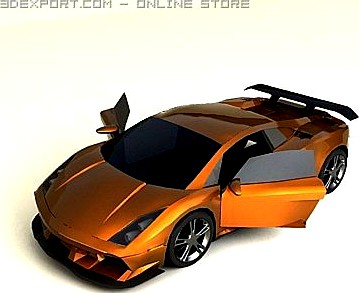 Custom Lamborghini 3D Model