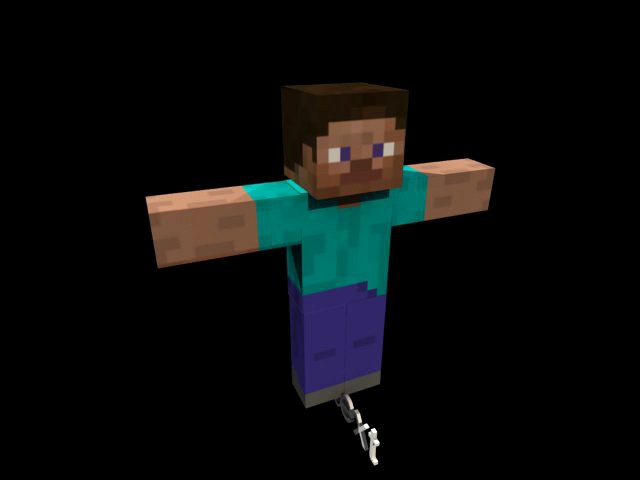 minecraft animation 3d model