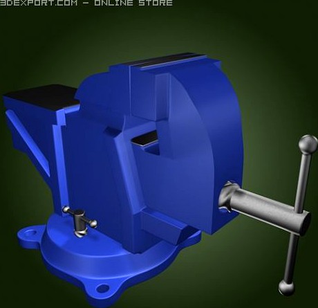 Bench vise 3D Model