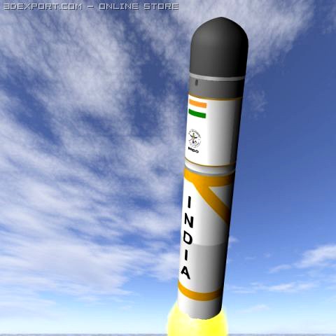 DRDO AGNI3SL SLBM 3D Model