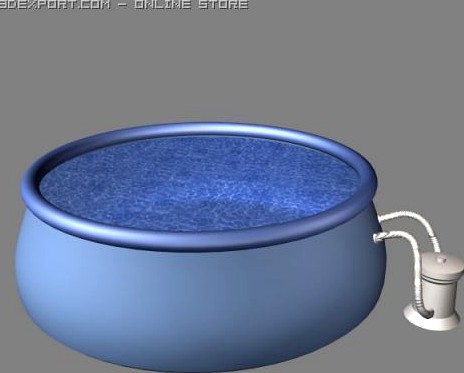 Popup Pool 3D Model