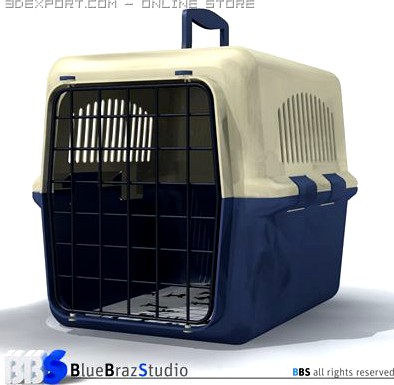 Pet Cage 3D Model
