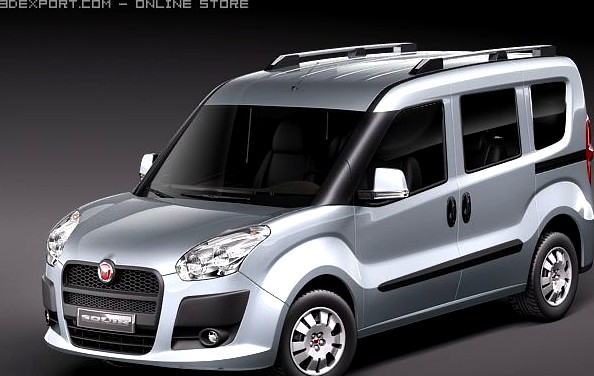 Fiat Doblo 2010 3D Model