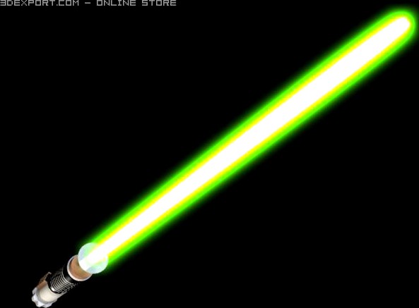 Luke Skywalkers LightSaber 3D Model
