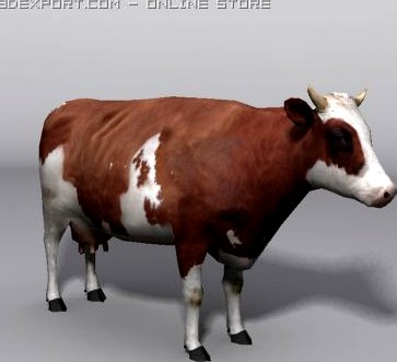 Cow 3D Model