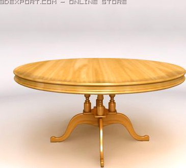 Table 001 3D Model